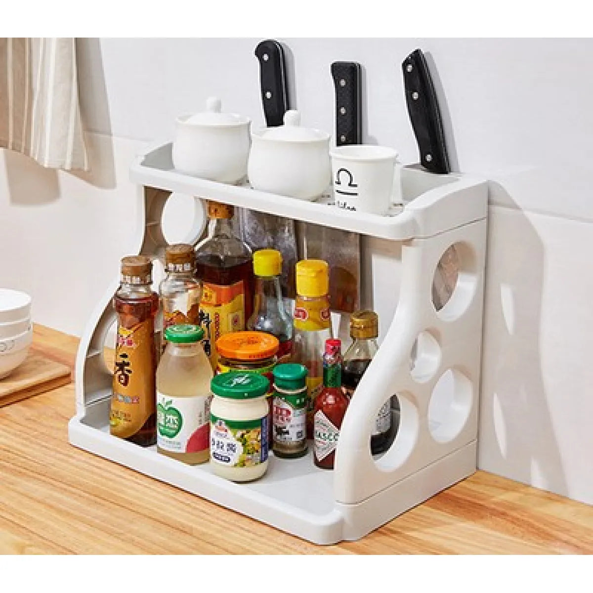 Kitchen Storage Multilayer Shelving Rack