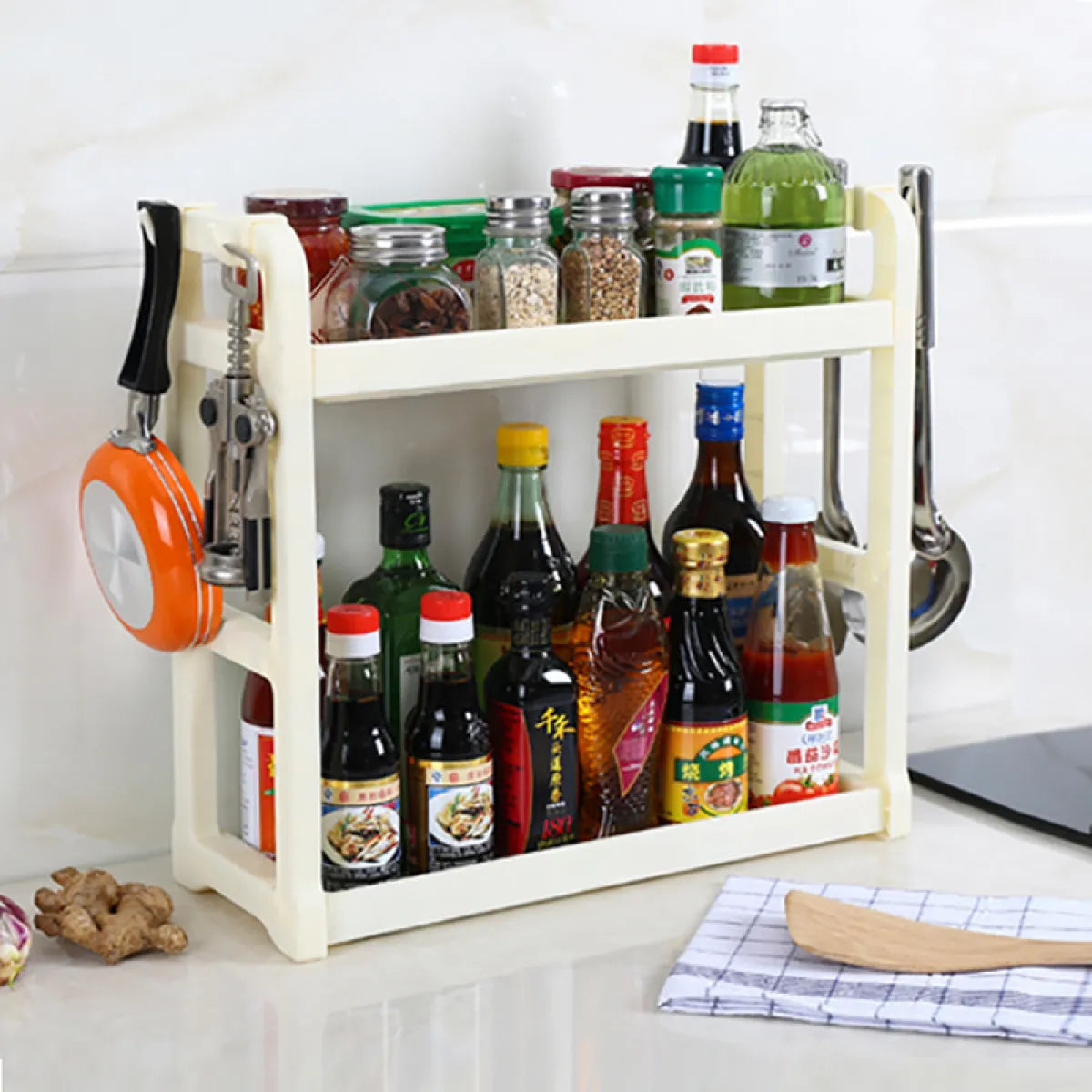 Kitchen Storage Multilayer Shelving Rack