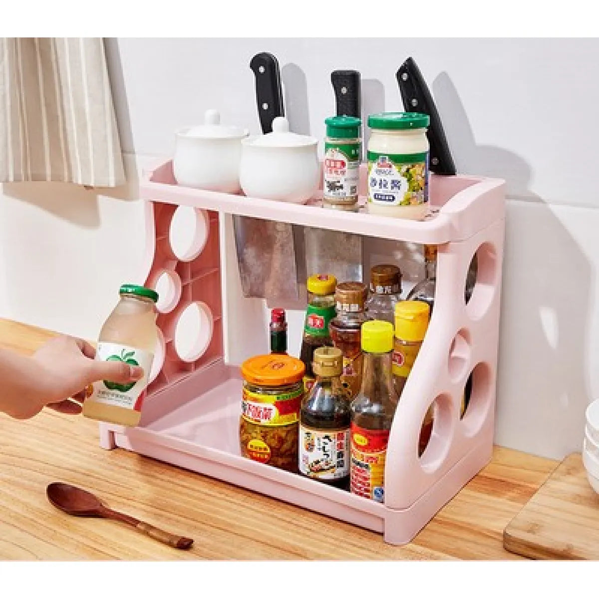 Kitchen Storage Multilayer Shelving Rack